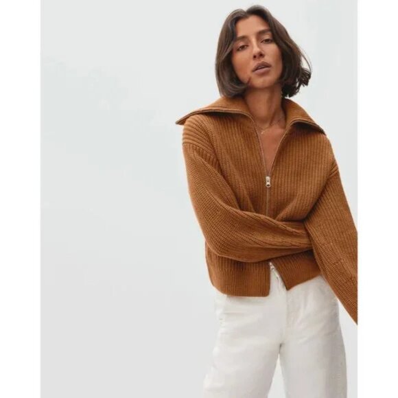 Everlane Sweaters - Everlane The Chunky Cardigan Sweater Organic Cotton